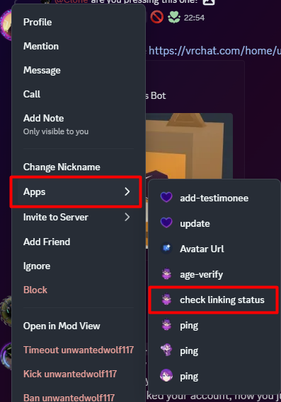 How to access Check Linking Status on desktop
